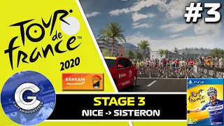 CAN THE BREAKAWAY WIN? | Tour de France 2020 Game PS4 #3 (Team Bahrain McLaren) | Stage 3