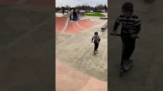 Crazy bri-flip 8 years old!!!!!😎#scooter