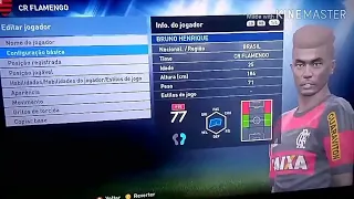 PES 2016 XBOX 360: como criar o Bruno Henrique(Flamengo)