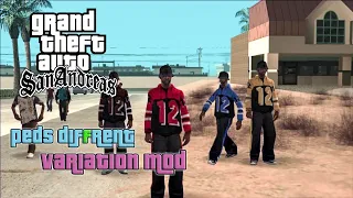 How to install Peds Variation mod in GTA San Andreas