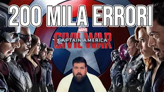 REACTION 200K ERRORI STUPIDI di "Captain America: Civil War" - IMBARAZZANTE