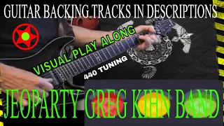 The Greg Kihn Band Visual Guitar Play Along With Backing Track 440 Tuning: Jeopardy