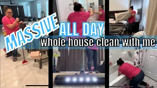 EXTREME CLEANING MOTIVATION | ALL DAY WHOLE HOUSE CLEAN WITH ME | DEEP CLEANING MOTIVATION