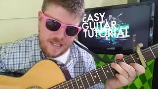 Live Fast - PUBGM - Alan Walker, A$AP Rocky // easy guitar lesson tabs easy chord tutorial