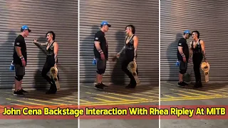 John Cena Had Interesting Backstage Interaction With Rhea Ripley At WWE Money In The Bank