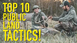 Our TOP 10 PUBLIC LAND Tactics for Whitetails!
