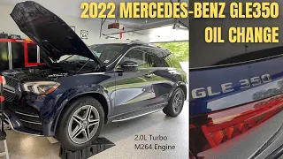 2022 Mercedes Benz GLE350 Oil Change - M264 Engine 2.0L Turbo - DIY