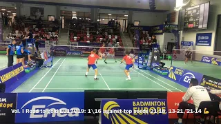 Part I: “Road to gold” at the U17 European Badminton Championships 2019🥇