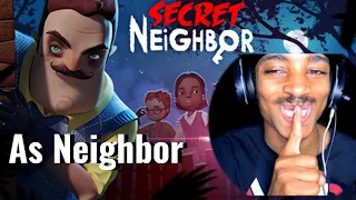 Secret Neighbor PS5 FULL GAMEPLAY - As Neighbor (I won my first Game)