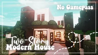 Roblox Bloxburg - No Gamepass Two-Story Modern House - Minami Oroi