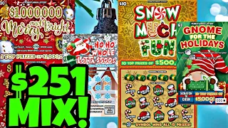 Pa Lottery 🔴 Christmas Scratch Off Ticket Mix