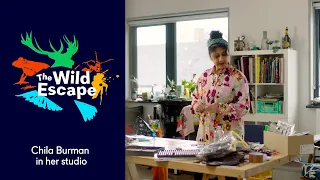 Chila Burman in her studio | The Wild Escape