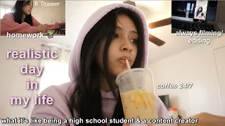 Days In My Life as A Student and Being a Content Creator *realistic* ft. Dossier