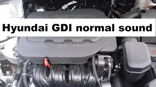 Hyundai and Kia high fuel pressure pump - normal and faulty sound GDI engines