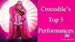 Crocodile’s Top 5 Best Performances | Masked Singer | Season 4