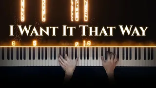 Backstreet Boys - I Want It That Way | Piano Cover with Strings (with Lyrics & PIANO SHEET)