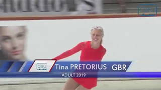 Tina Pretorius. Oberstdorf 2019. Gold Ladies III FS. 2d place