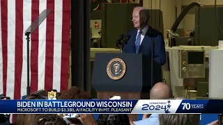President Biden taunts Trump over Foxconn project in Racine County