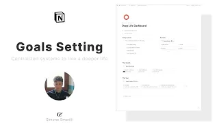 Setting Goals in Notion | Goals Setting Notion System