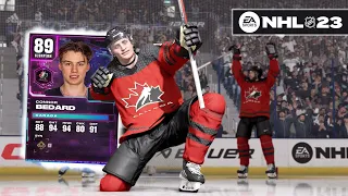 CONNOR BEDARD CHALLENGE?! *NHL 23 HUT*