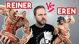 UNBOXING! The ULTIMATE 💪🏻 Attack on Titan Statue of Eren VS Reiner | Armored VS Attack | HUGE!