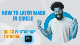 How to Clipping mask in a circle | In Photoshop | Quick  Tutorial