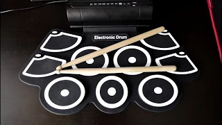 Portable Electronic Roll Up Drum Pad Set