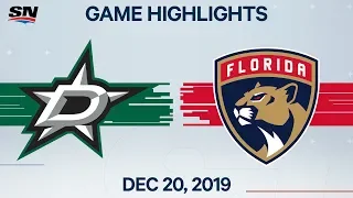 NHL Highlights | Stars vs Panthers - Dec. 20, 2019