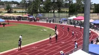 Houston Sonics Bantam Girls 4x100 relay - 6/2/2012