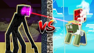 All Endermen vs All Zombies | Minecraft Mob Battle