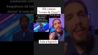 Cantou a “Nota de Deus”? Prof. de canto explica no primeiro comentário!