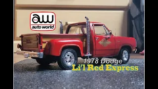 1978 Dodge Li'l Red Express Truck! (1/18 scale AutoWorld)