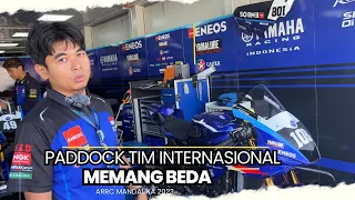 Blusukan Paddock Tim Yamaha Racing Indonesia (YRI) di ARRC Mandalika 2023