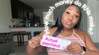 A real registered nurse paycheck