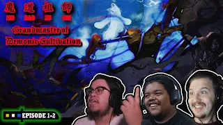 GRANDMASTER OF DEMONIC CULTIVATION EP 1 & 2 REACTION | ZOMBIES?!