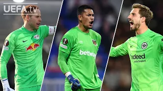 GULÁCSI, AREOLA, TRAPP | #UEL Best Saves, Quarter-finals