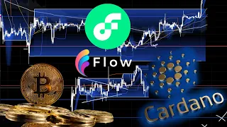 ⚡️BITCOIN КОГДА ПРИДЁТ СТРАХ ? РАЗБОР ADA (CARDANO), FLOW 🔎