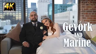 Gevork + Marine's Wedding 4K UHD Highlights at Vertigo hall st Sofia Church and Loft Studio