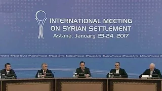 Astana Syria talks: Iran, Russia and Turkey issue joint statement