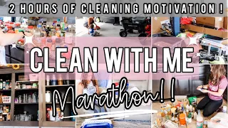 *NEW* CLEAN WITH ME MARATHON 2022 - 2 HOURS OF INSANE SPEED CLEANING MOTIVATION! -MAJOR DECLUTTERING