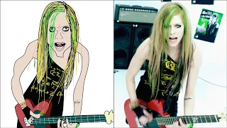 POP DRAWING MEME #114 | AVRIL LAVIGNE - SMILE | Ruby Fun