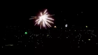 Drone beelden van het vuurwerk tijdens oudjaarsavond in Doetinchem | Full HD 1080p | DJI Phantom