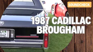 1987 Cadillac Brougham Sound