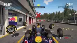 F1 2013 Gameplay Bug [HD] The Ghost In The Pit lane!