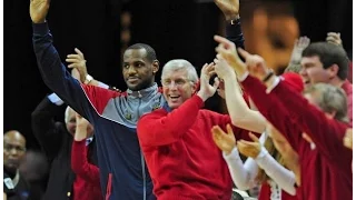 Young Steph Curry Impresses Lebron James During Davidson Game