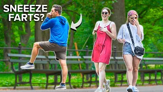 FUNNY Fart Prank! SNEEZING out the Farts!