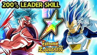 100% EZA STR SSBKK GOKU + EZA AGL SSBE VEGETA ROTATION! Dragon Ball Z Dokkan Battle