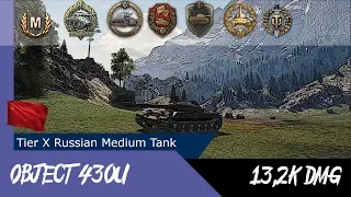 Object 430U epic game, many medals - 12k dmg and 9 kills