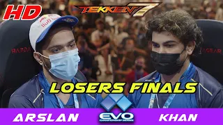 LOSERS FINAL ARSLAN ASH VS KHAN IMRAN EVO2022 !! TEKKEN7