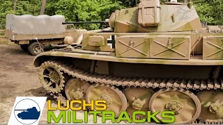 Panzer II Luchs On the Move - Militracks 2017 -  Oorlogsmuseum Overloon.